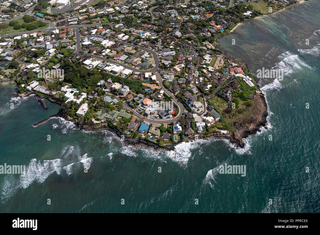 Hawaii Antenne Stockfoto