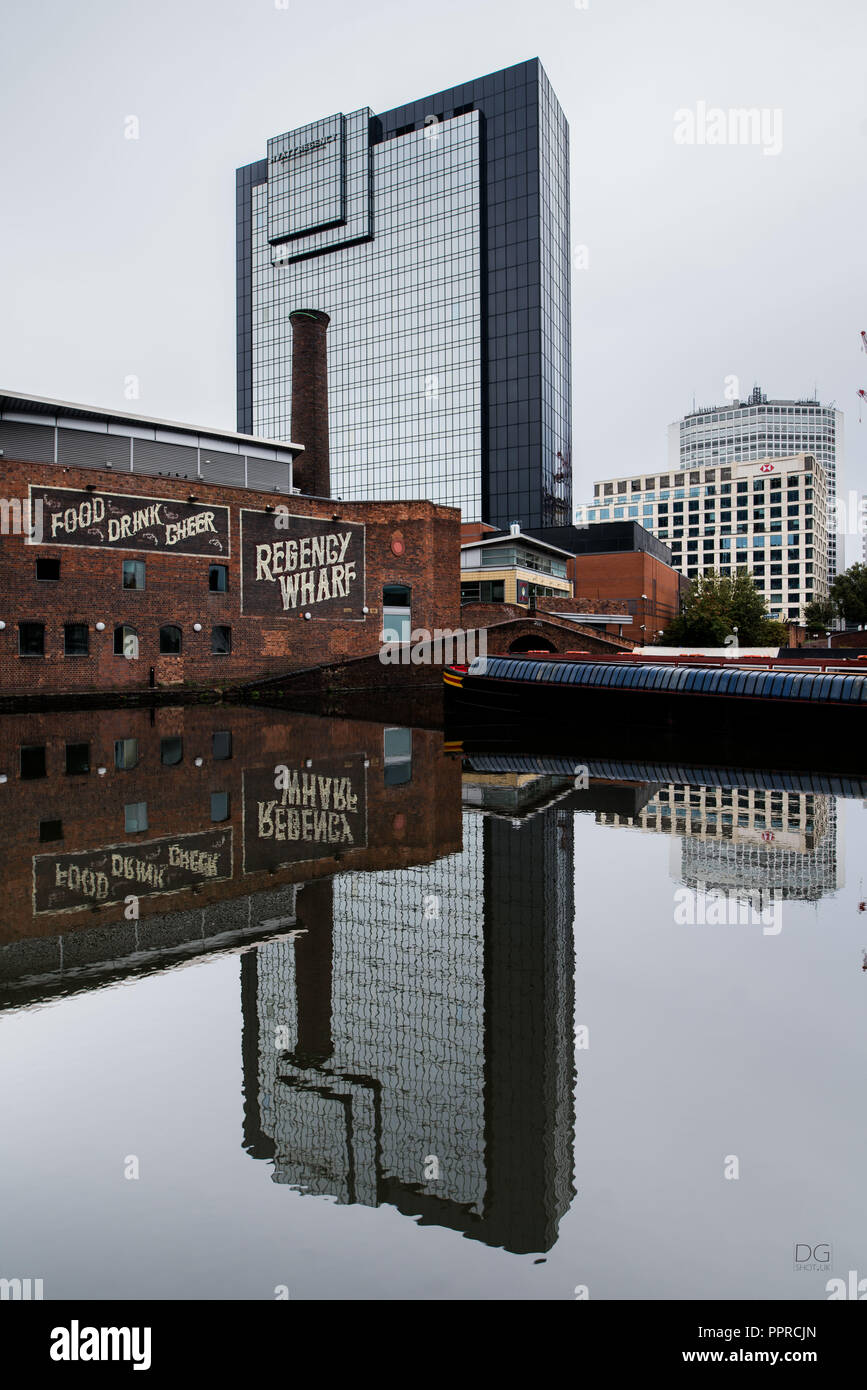 Birmingham Straße Schüsse Stockfoto