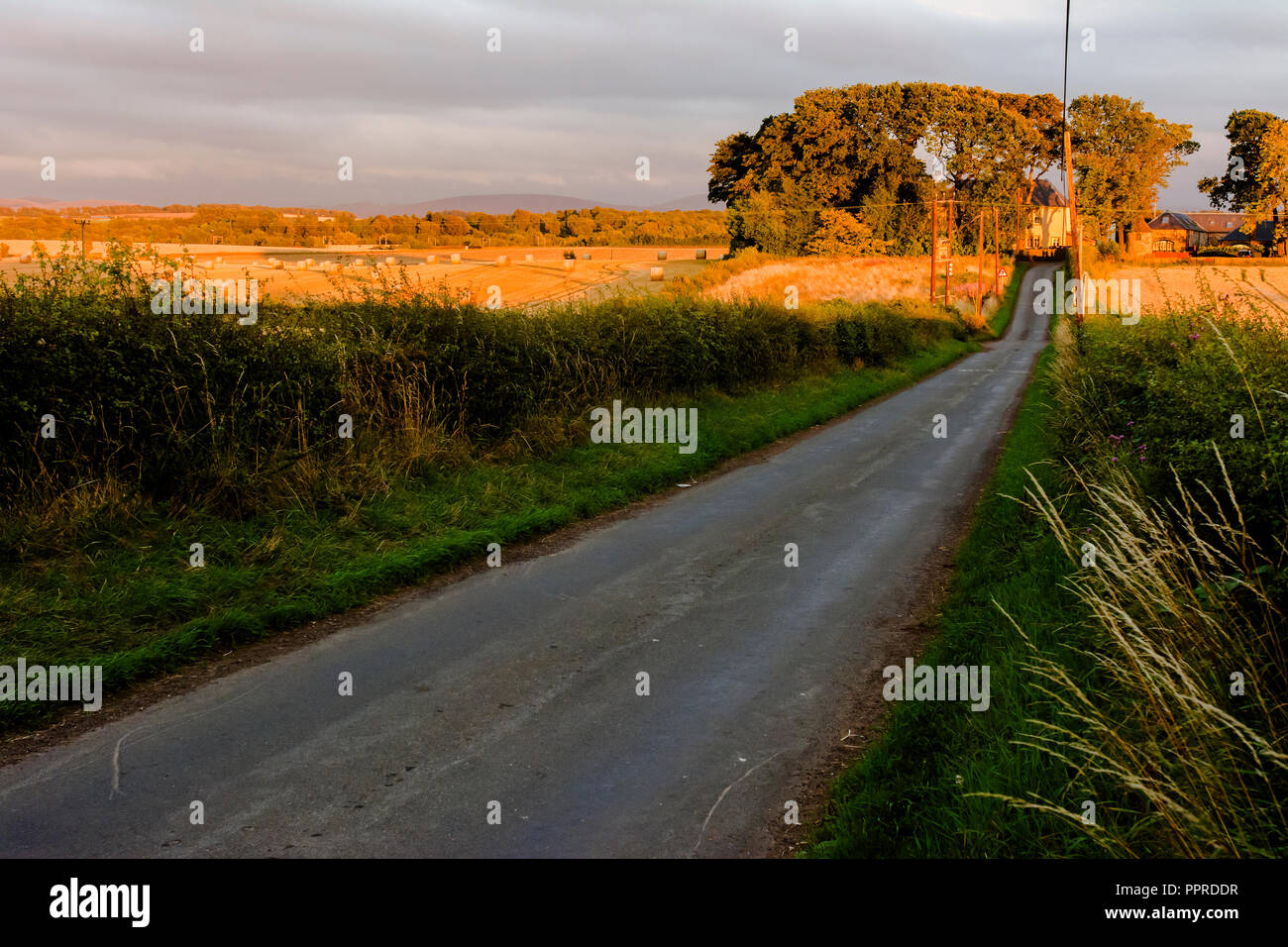Landschaft in West Lothian Schottland Stockfoto