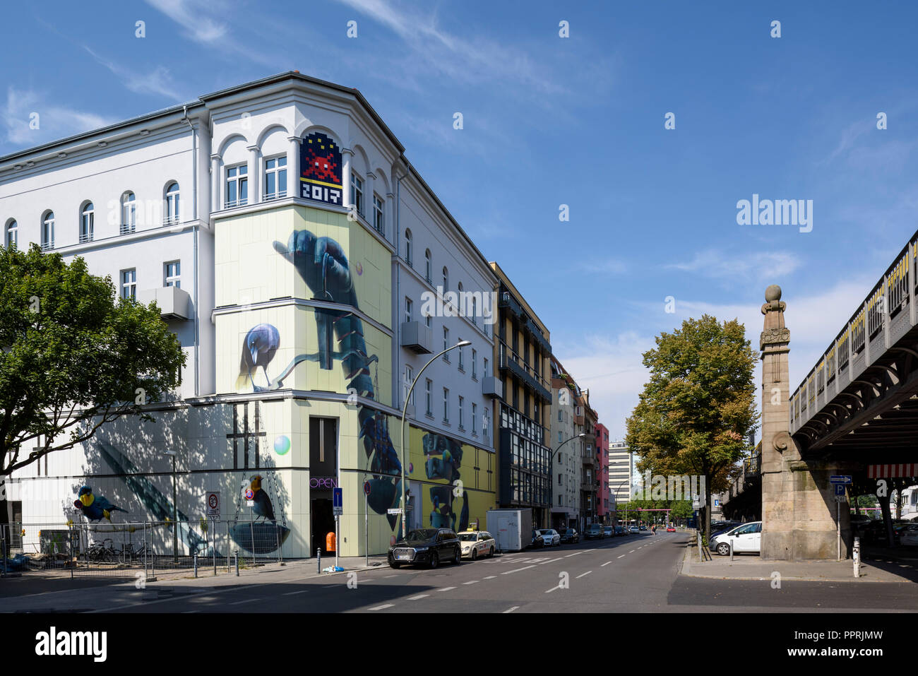 Berlin. Deutschland. Urban Nation Museum für Zeitgenössische Kunst, bülowstraße 7, Schöneberg. Stockfoto