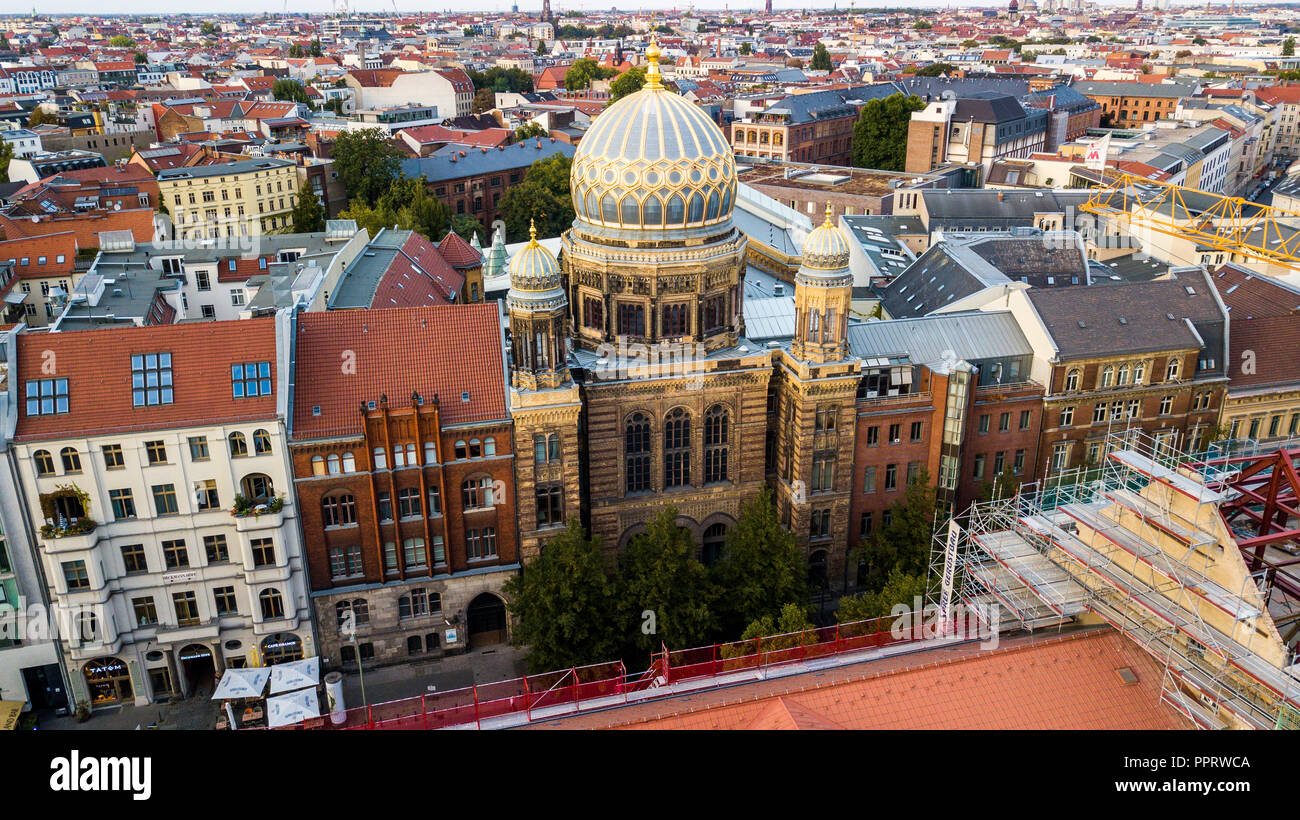 Neue Synagoge Berlin, Centrum Judaicum Stiftung, Berlin, Deutschland, Stockfoto