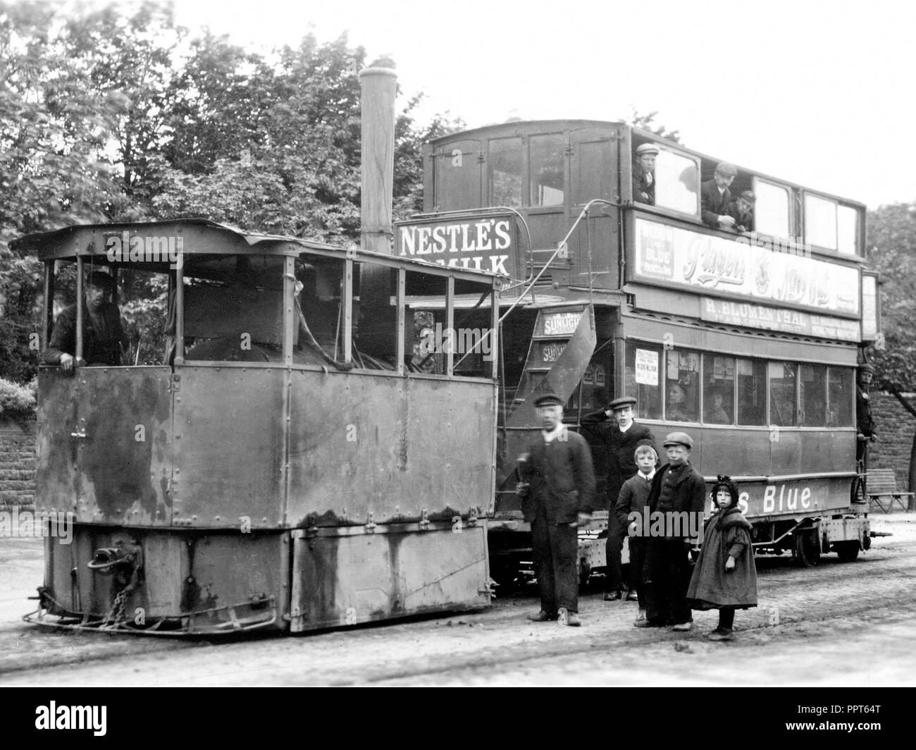 Abbey Road, Barrow in Furness Anfang der 1900er Jahre Stockfoto