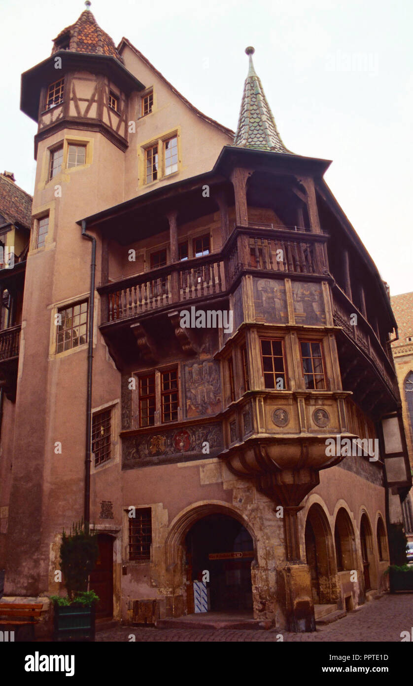 Pfister Haus, Colmar, Frankreich Stockfoto