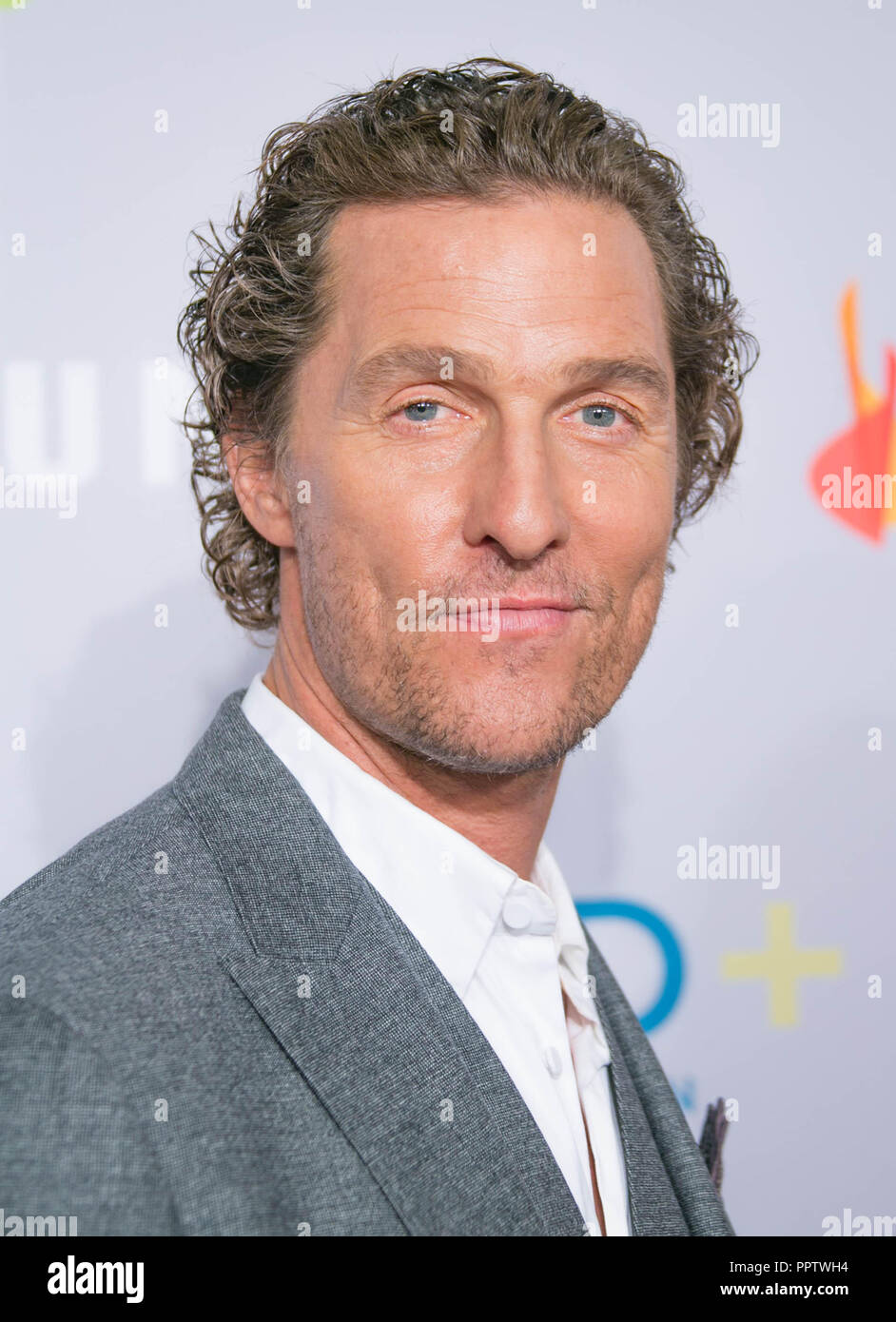 New York, NY, USA. September 27, 2018. Matthew McConaughey besucht die 17. jährlichen Samsung Charity Gala. Sppider/Alamy Stockfoto