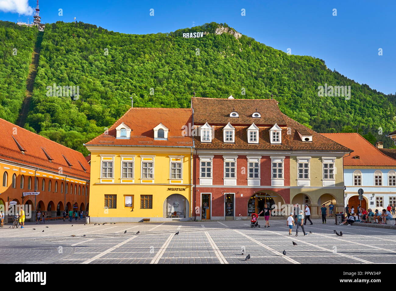 Brasov, Siebenbürgen, Rumänien Stockfoto