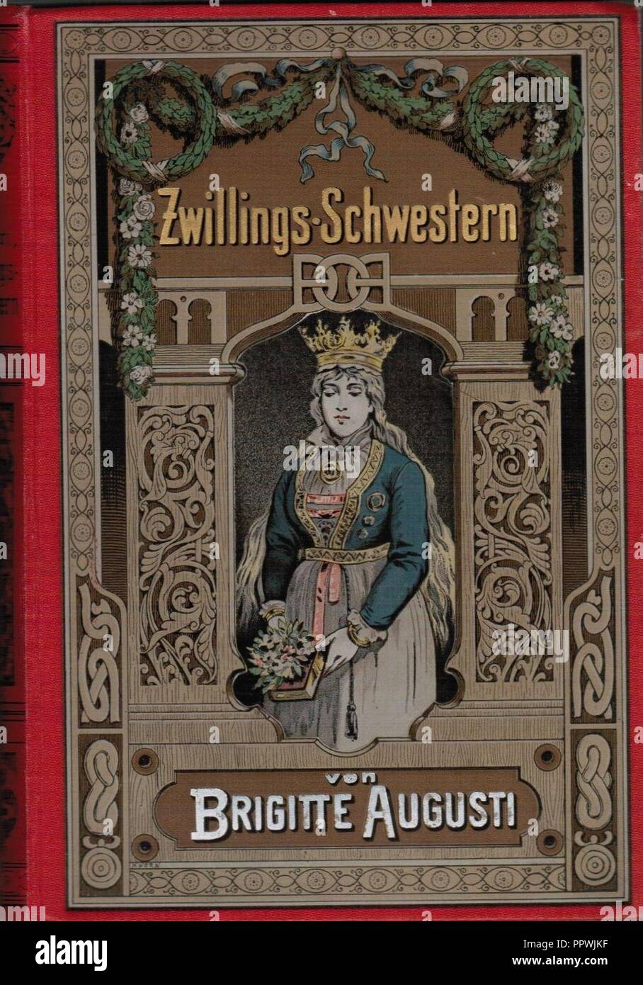 Brigitte Augusti - Zwillings-Schwestern-1891 - Woldemar Friedrich. Stockfoto