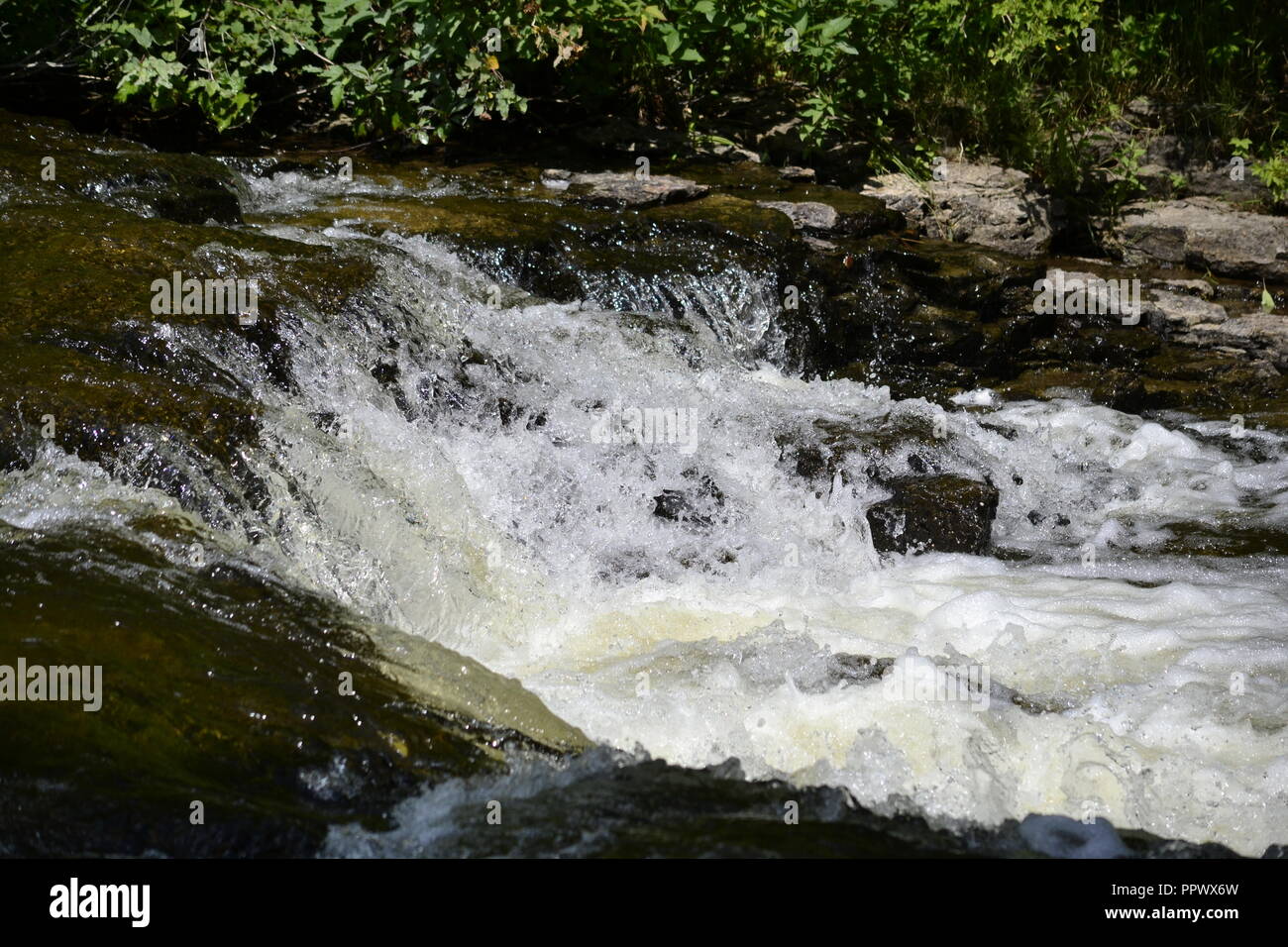 Dieses Bild wurde in Ocqueoc fällt in Michigan genommen Stockfoto