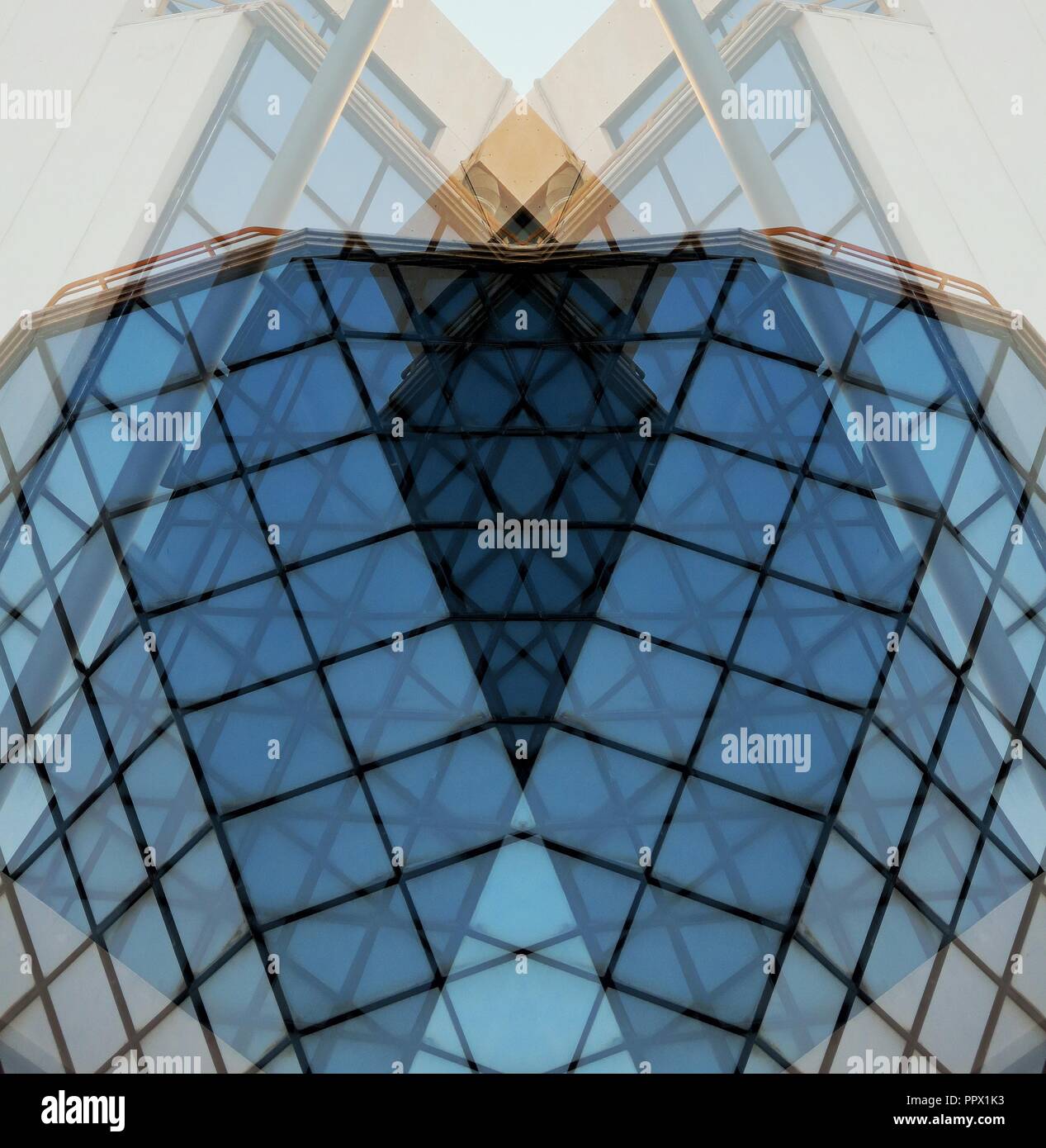 Abstrakte geometrische Muster. Stockfoto
