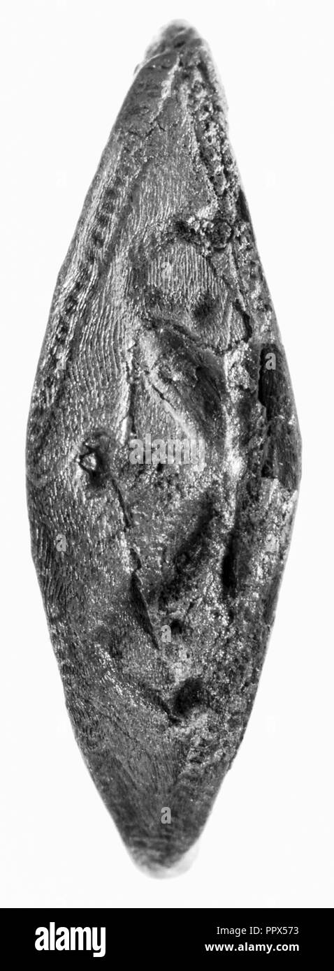 Ring; 2. Halbjahr 6. Jahrhundert B.C; Silber; 2,1 cm, 0.0021 kg, 13,16 in., 0.0046 lb Stockfoto