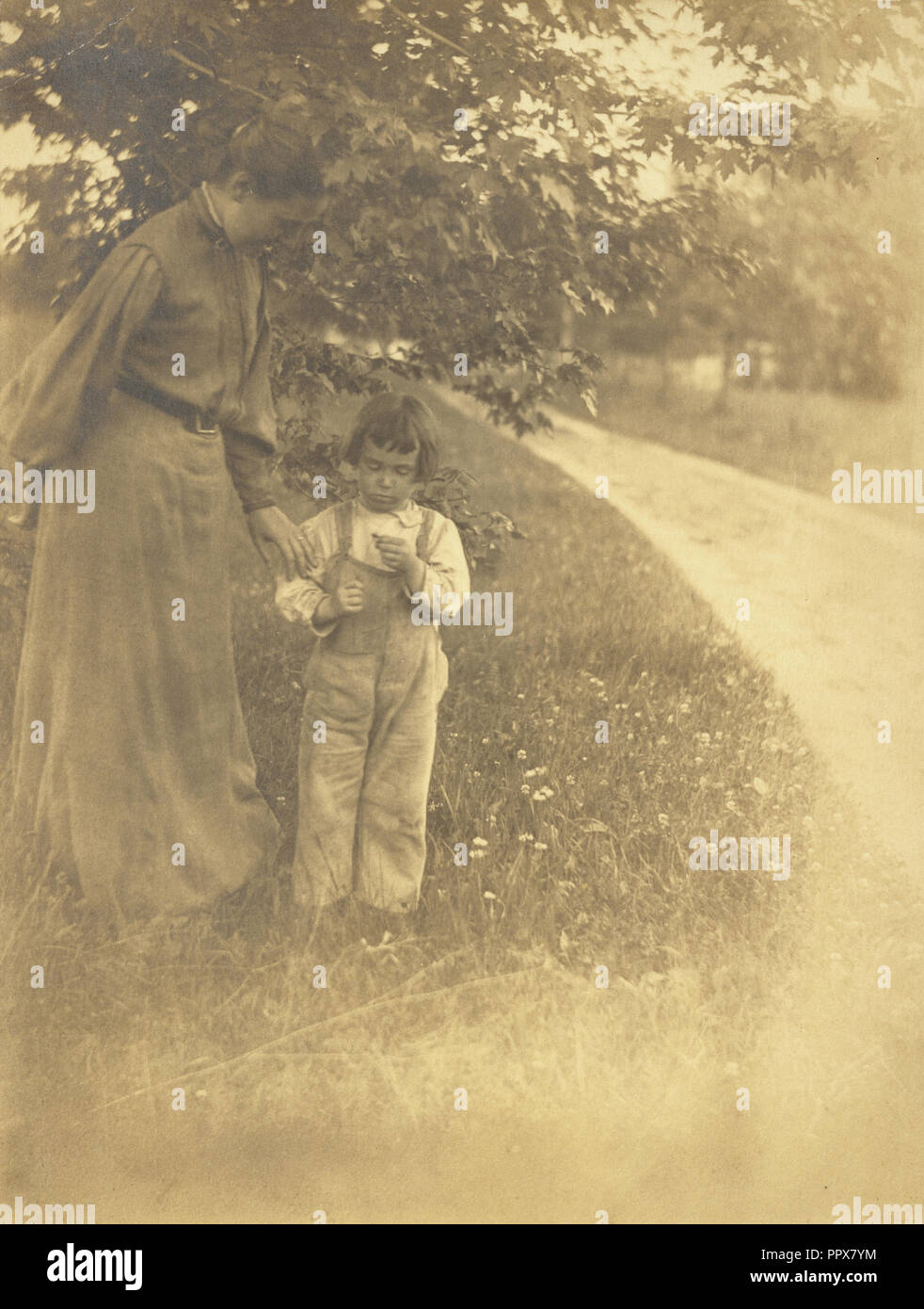 Gertrude O'Malley und Sohn Charles; Gertrude Käsebier, amerikanischen, 1852 - 1934, New York City, New York, USA; 1903; Platin Stockfoto