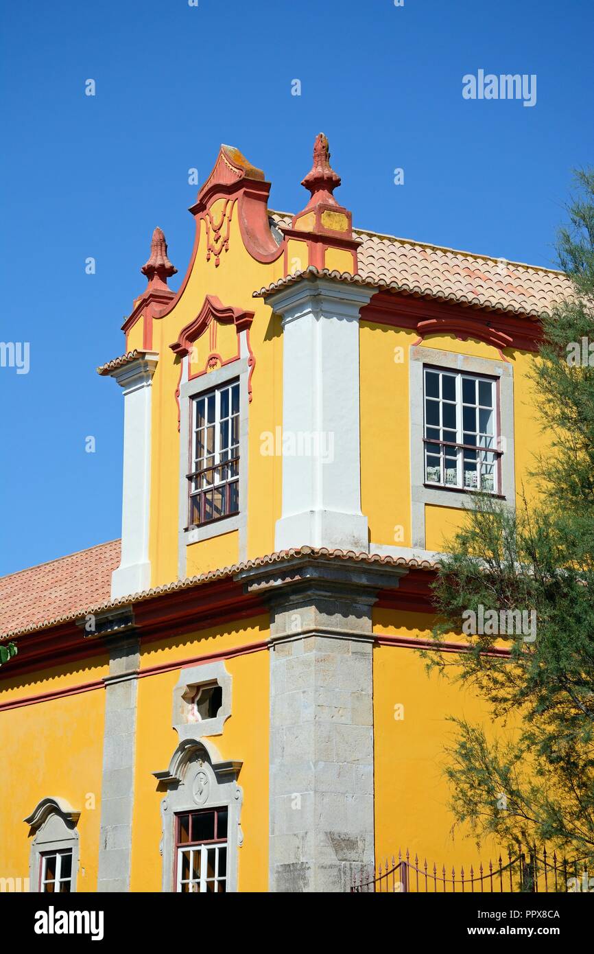 Blick auf die Pousada Convento Tavira, Tavira, Algarve, Portugal, Europa. Stockfoto