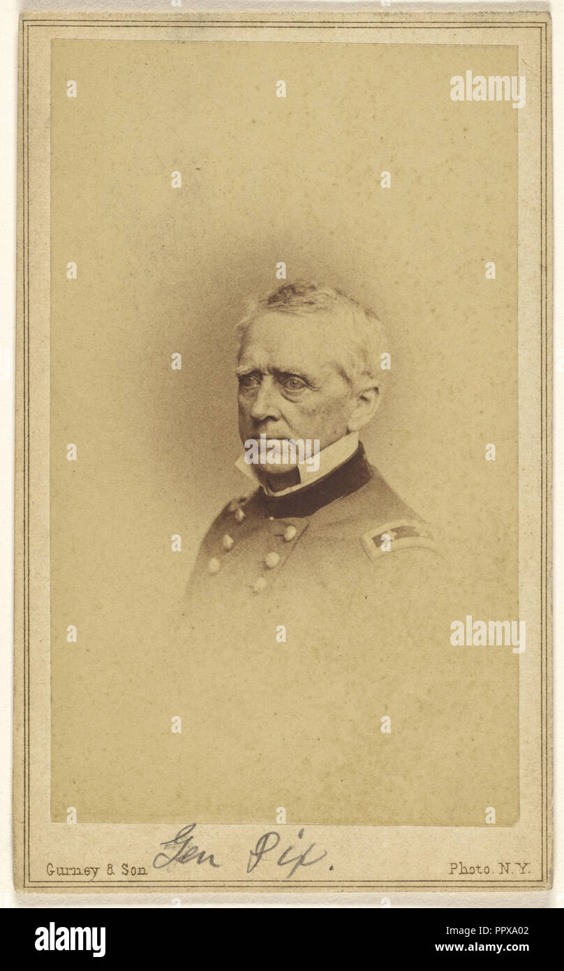 Generalmajor John Adams Dix, Juli 24, 1798 - April 21, 1879; Jeremia Gurney & Sohn; um 1863; Eiklar silber Drucken Stockfoto