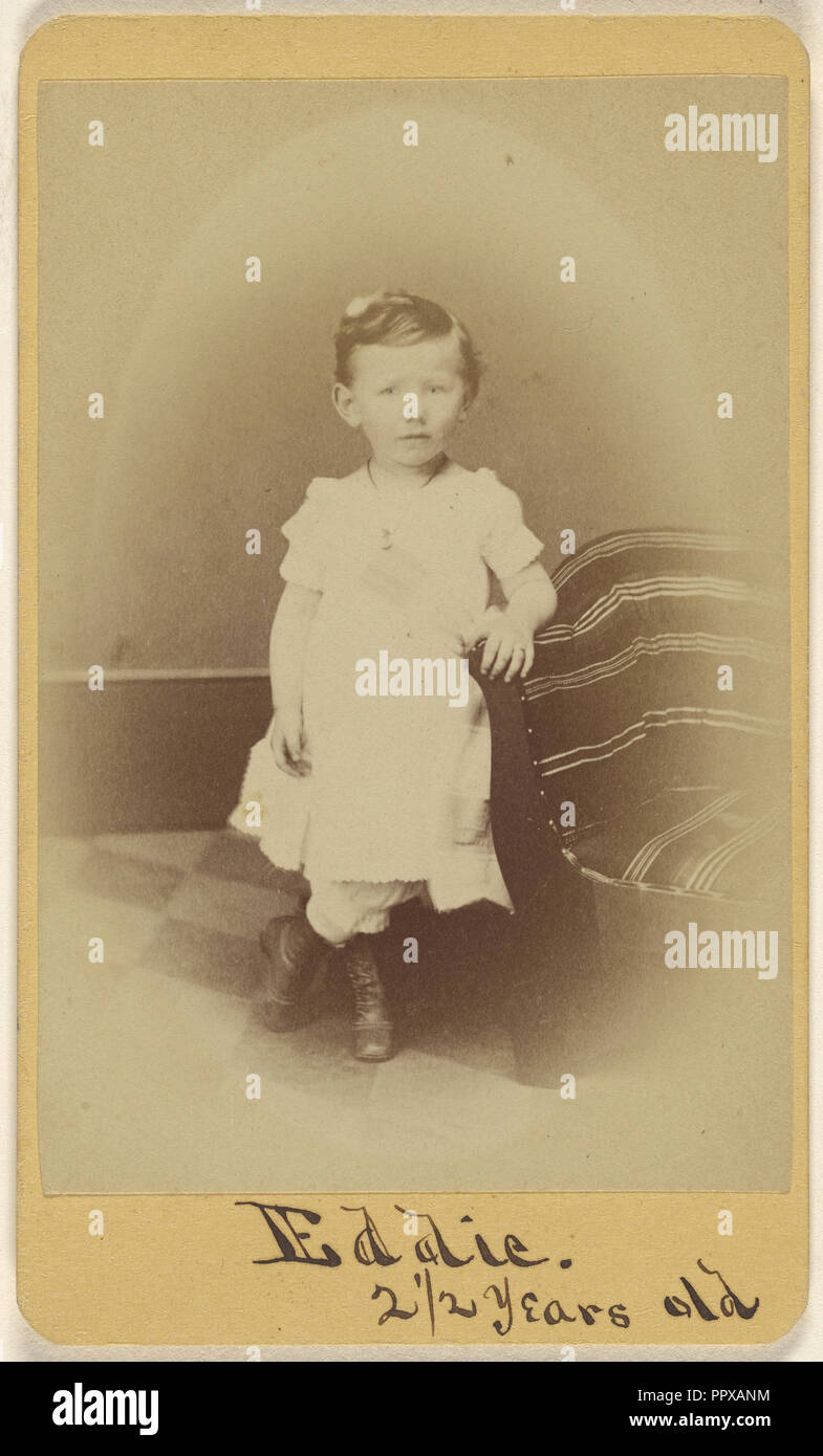 Eddie. 2 1,2 Jahre alt; William H. Tipton, amerikanischen, 1850 - 1929, aktive Gettysburg, Pennsylvania, 1865-1870; Eiklar silber Stockfoto