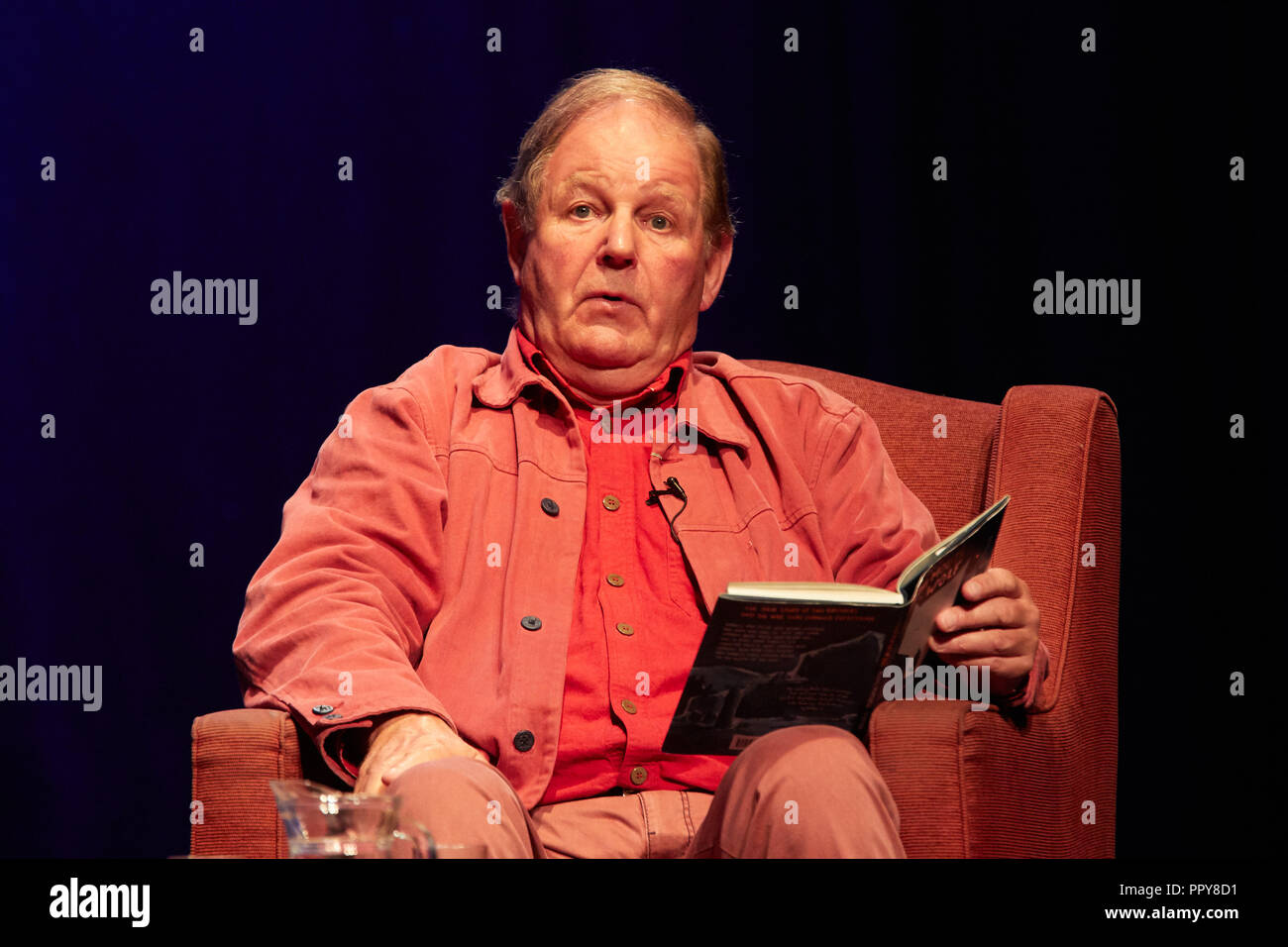 Michael Morpurgo, Lincoln Book Festival 2018, Lincoln Drill Hall Stockfoto