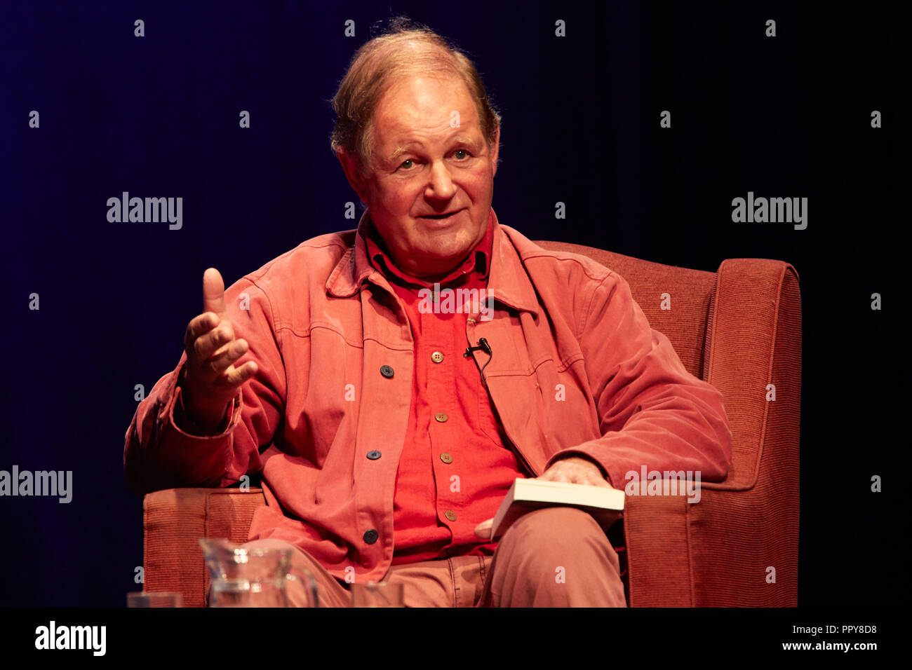 Michael Morpurgo, Lincoln Book Festival 2018, Lincoln Drill Hall Stockfoto