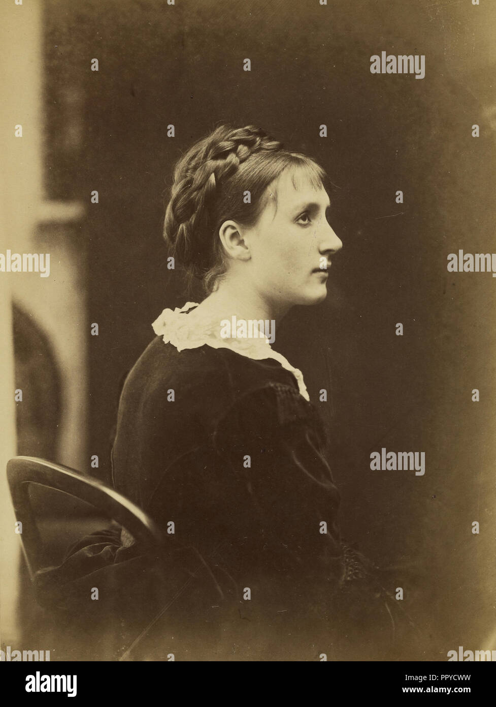 Frau Herbert Duckworth, G.P. Boyce, Brite, active 1860s - 1870s, England; 1873; Eiklar silber Drucken Stockfoto
