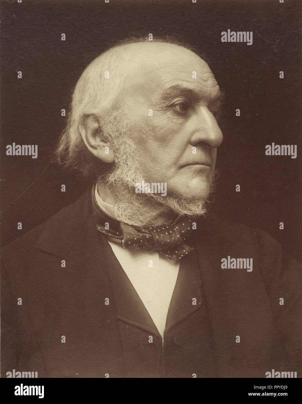 William Ewart Gladstone; Frau Eveline W.H. Myers, Großbritannien, 1856 - 1937, London, England, April 25, 1890, CO2 drucken; 27.3 Stockfoto