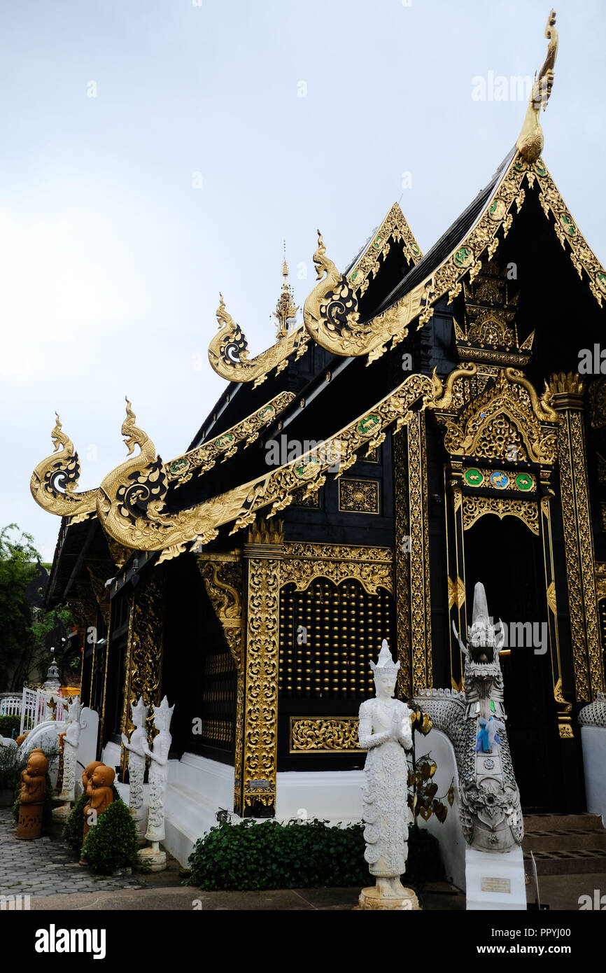 Buddhistische Tempel in Chiang Mai, Thailand Stockfoto