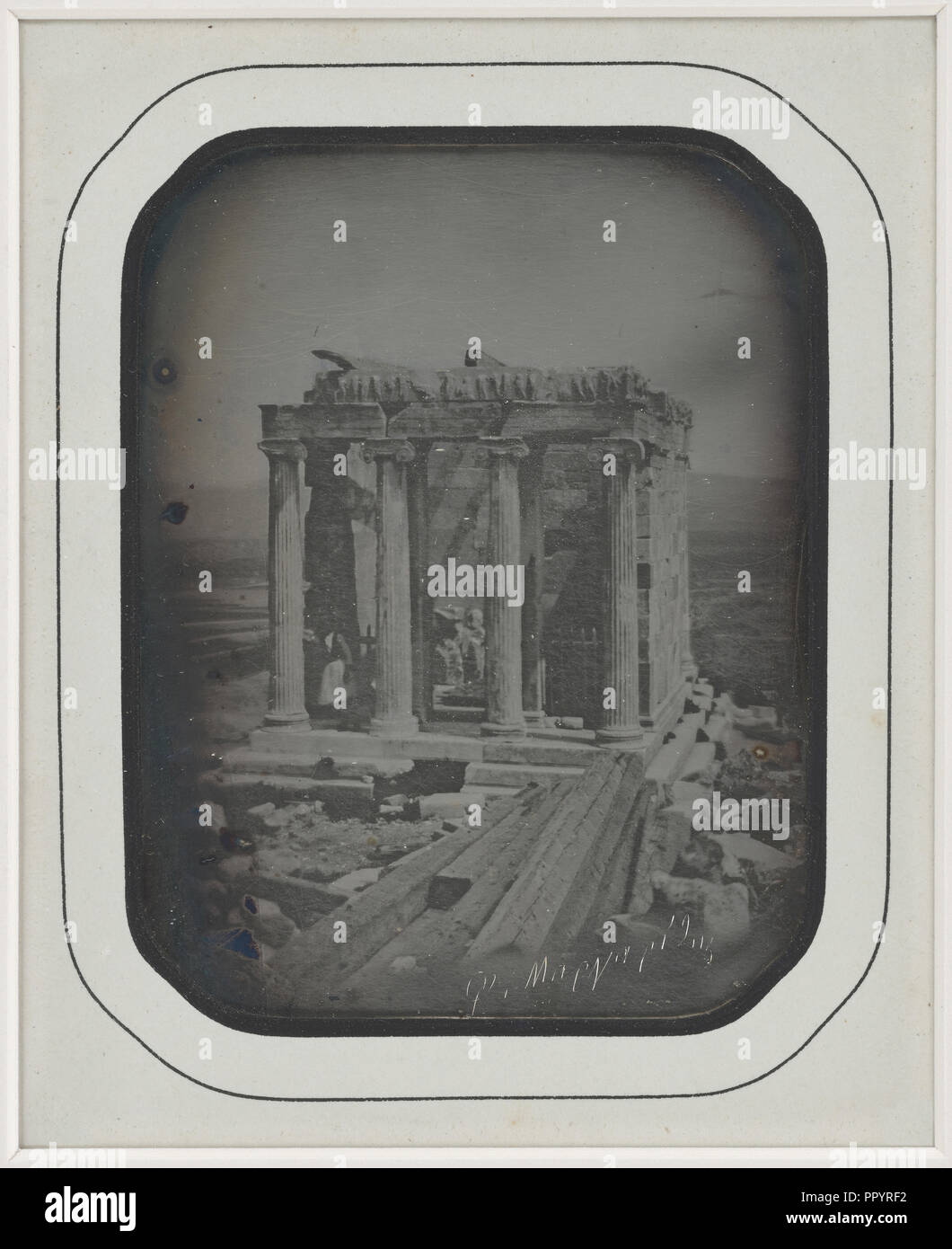 Der Tempel der Athena Nike; Philippos Margaritis, Griechisch, 1810-1892, und Philibert Perraud, Französisch, geboren 1815, über 1847 Stockfoto