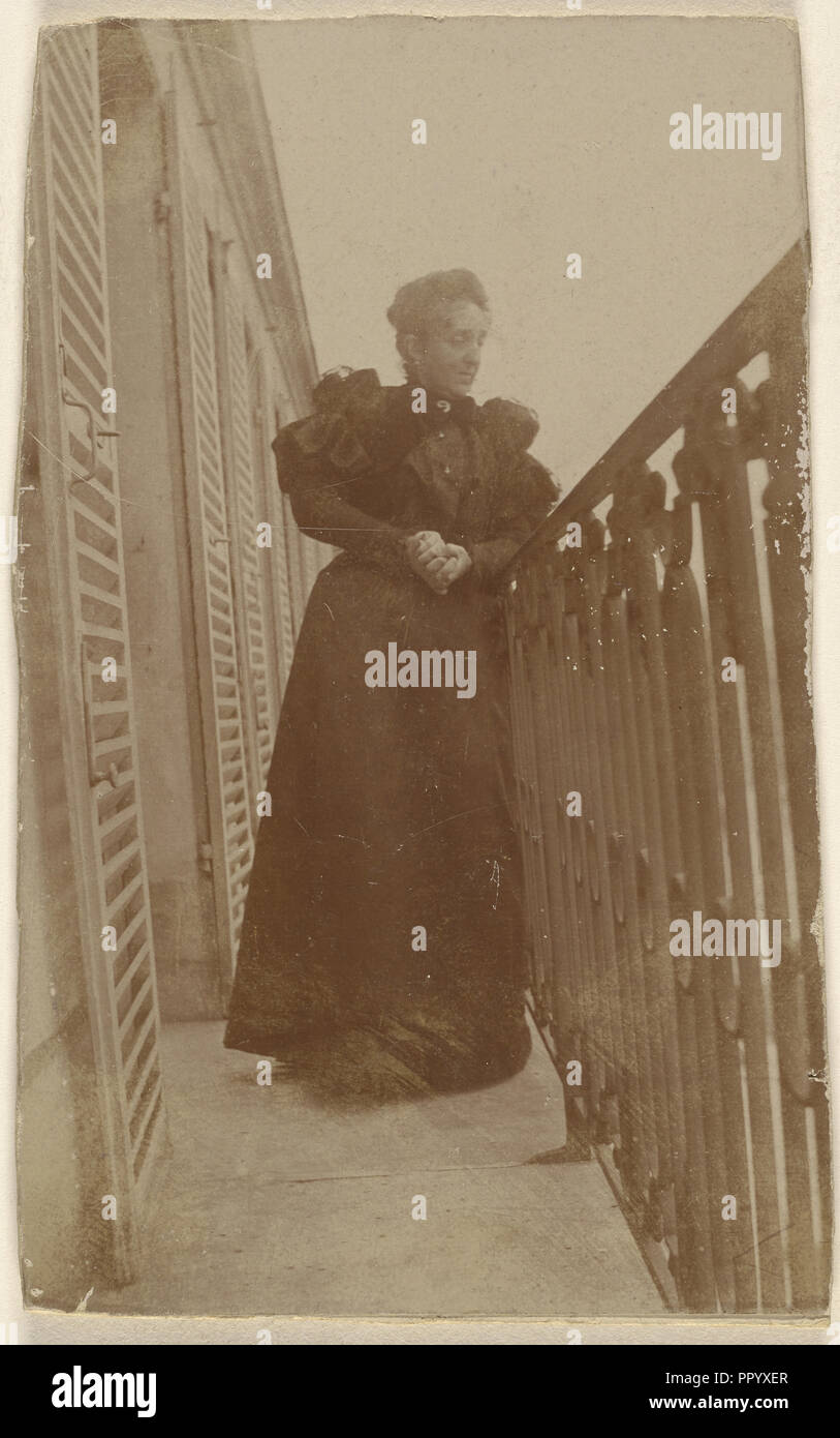 Ihr altes Mädchen; 1885 - 1895; Silbergelatineabzug Stockfoto
