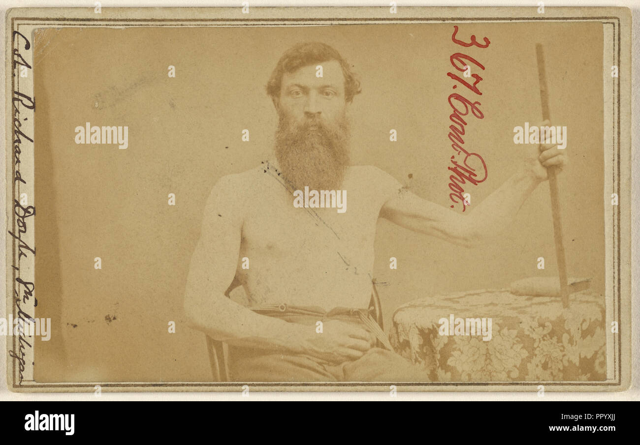 Oberst Richard N. Doyle, 8 Michigan; I.G. Tompkins, Amerikanische, aktive Grand Rapids, Michigan 1860-S, 1864-1866; Eiklar silber Stockfoto