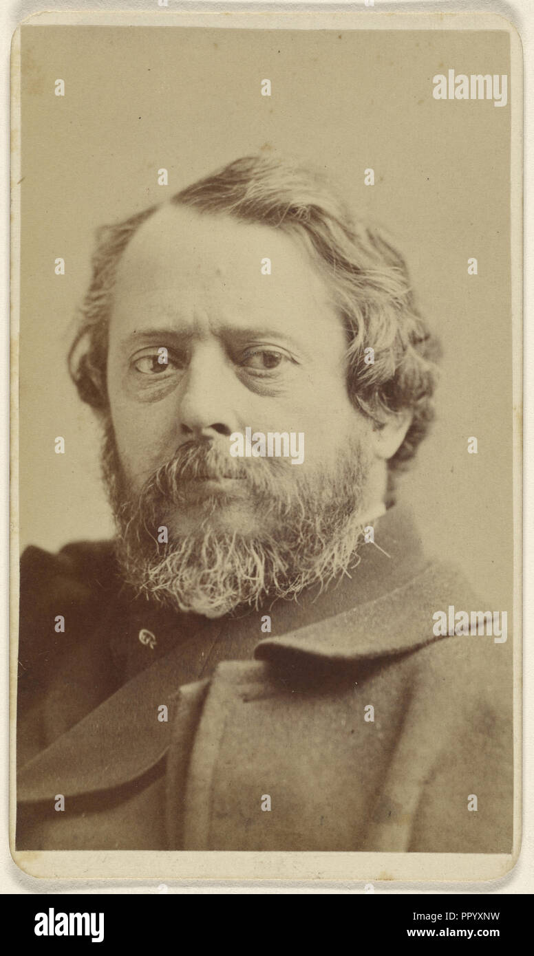 John Frederick Kensett, 1818-1872, Sarony & Co; ca. 1870; Eiklar silber Drucken Stockfoto