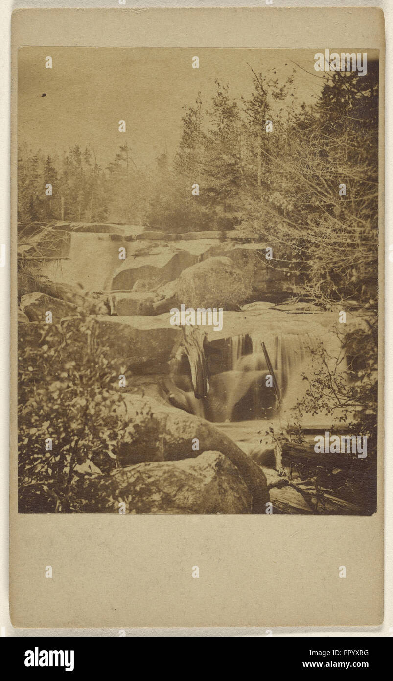 Dianas Bäder, North Conway, N. H; Amerikanische; 1865 - 1870; Eiklar silber Drucken Stockfoto