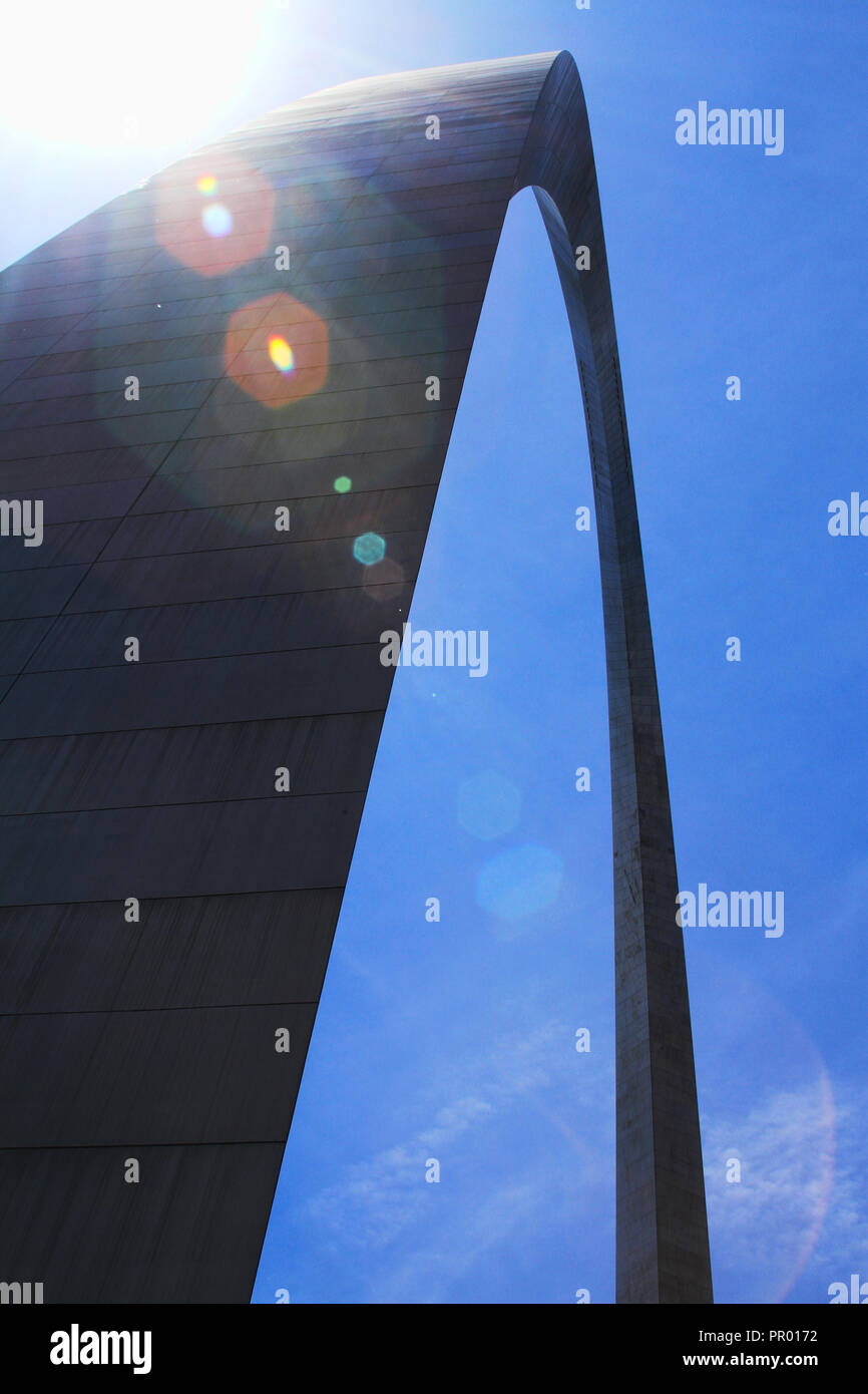 Der Gateway Arch in St. Louis, Missouri Stockfoto