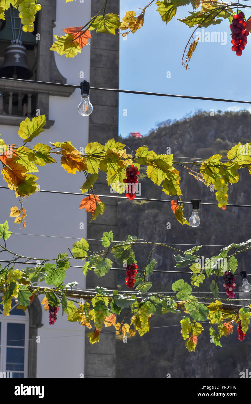 Ernte vine Festival in der Stadt Stockfoto