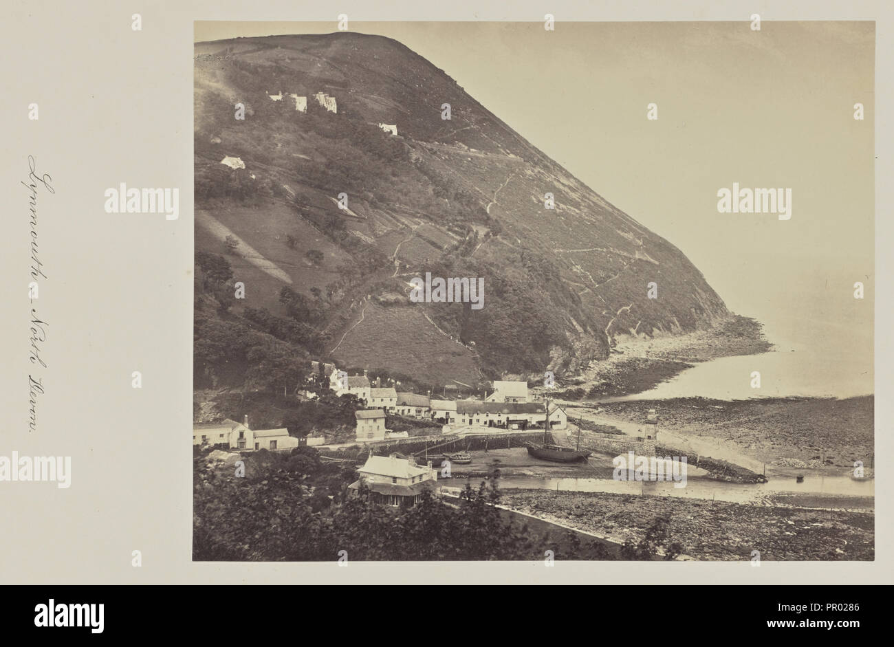 Lynmouth North Devon; Francis Bedford, Englisch, 1815,1816 - 1894, oder Arthur James Melhuish, Englisch, 1829-1895 zurückzuführen Stockfoto