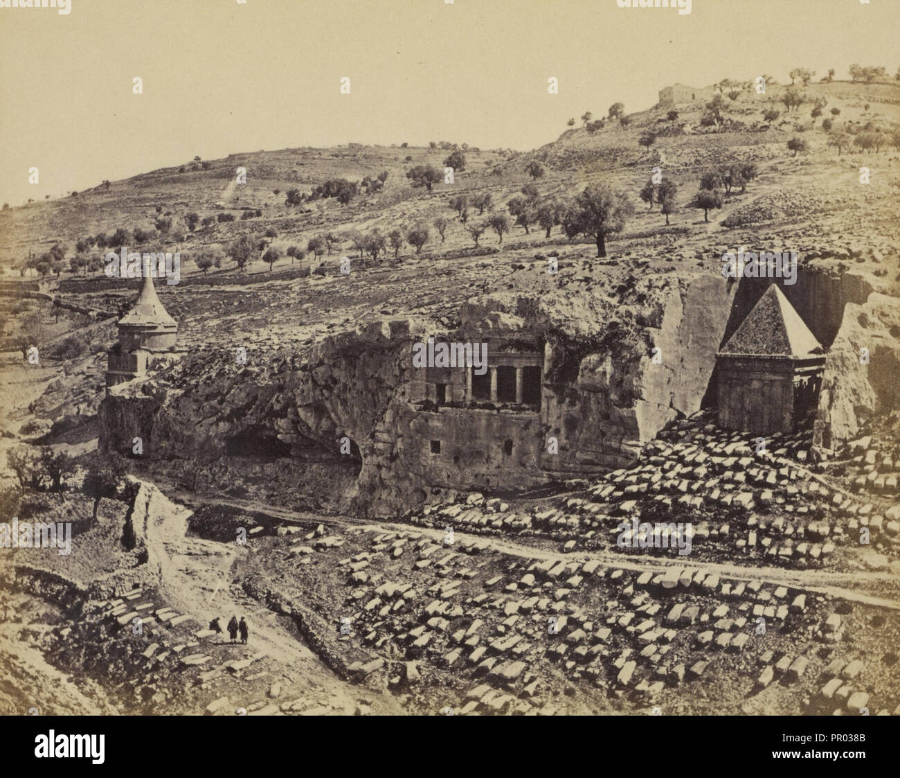 Jerusalem, die sogenannten Denkmäler von Absalom, James, und Zacharias