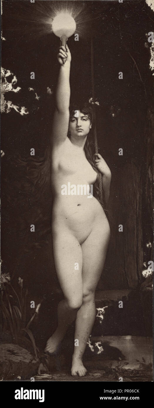 La Vérité von Jules Lefebvre; ca. 1870 - 1890; Eiklar silber Drucken Stockfoto
