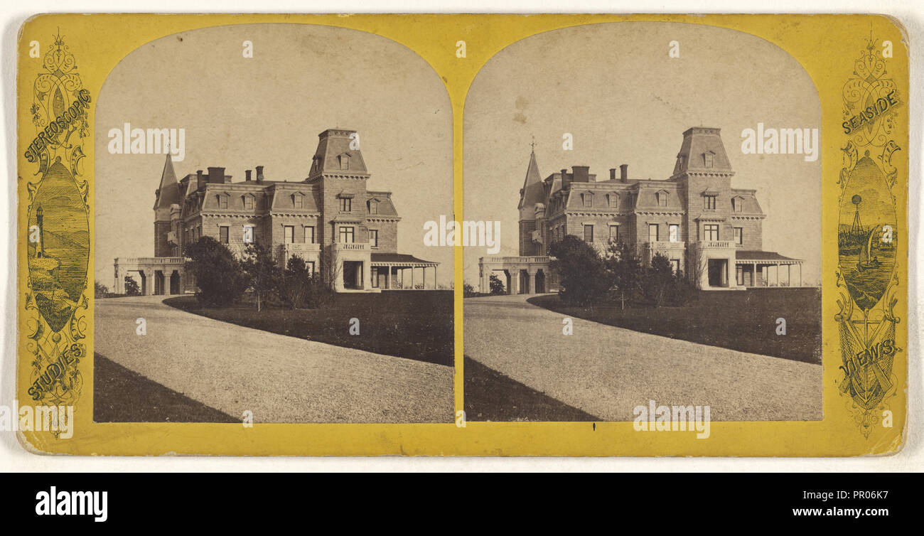 Aufenthalt von G.B. Wetmore, Esq; Amerikanische; ca. 1870; Eiklar silber Drucken Stockfoto