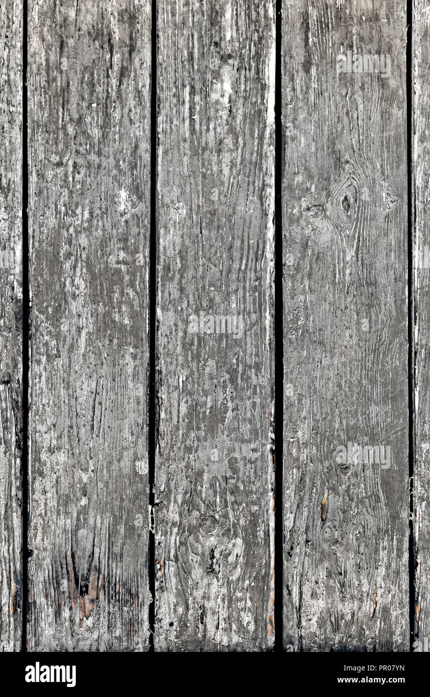 Verwittertes Holz Textur oder Holzbrettern. Run down Holz Hintergrund mit Kopie Raum, grobe Tabelle Textur. Stockfoto