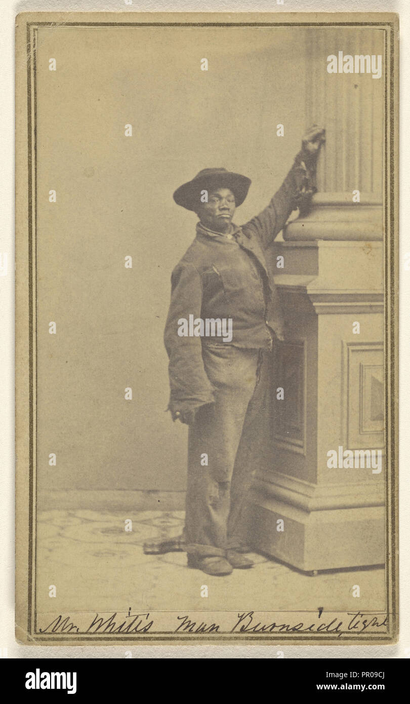 Herr des Weißen Mannes Burnside, Fest; Kimberly Brüder; über 1862; Eiklar silber Drucken Stockfoto
