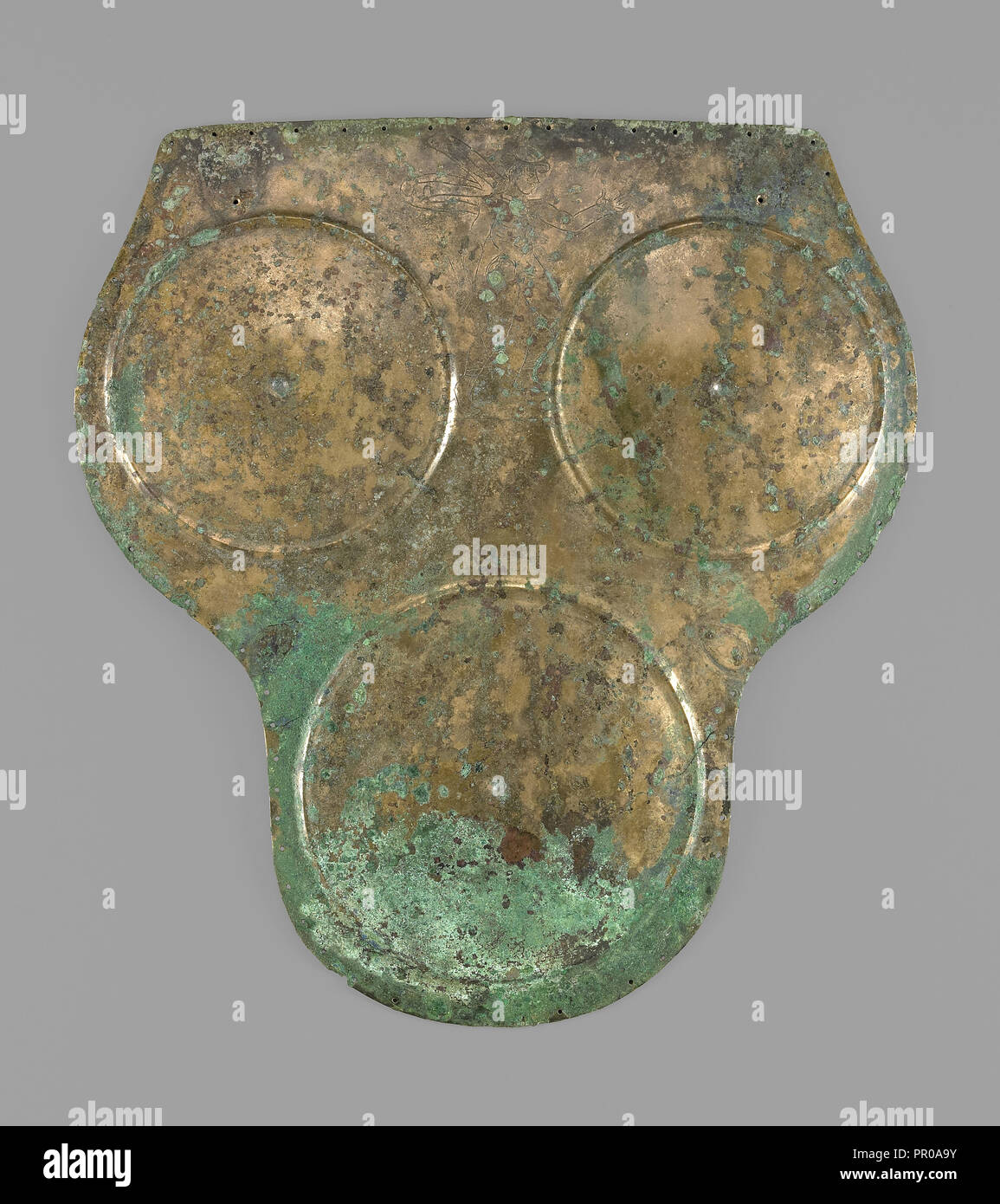 Trilobate Cuirass; Italien; 4. Jahrhundert B.C; Bronze Stockfoto