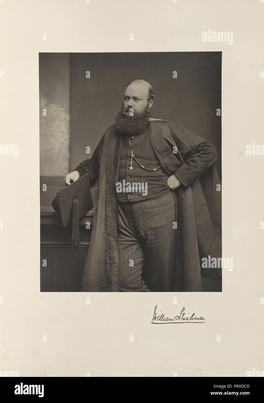William Leishman, M.D., Professor der Geburtshilfe; Thomas Annan, Scottish, 1829-1887, Glasgow, Schottland; 1871; Co2 drucken Stockfoto