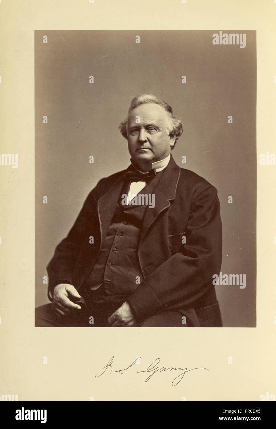 James Sullivan, Gary; Bendann Brüder, Amerikanische, aktiv von 1850 - 1873, Baltimore, Maryland, USA; 1871; Eiklar silber Stockfoto