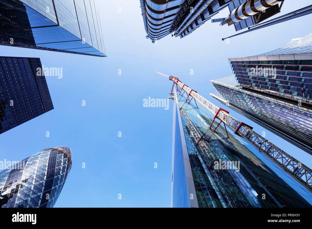 Stadt Wolkenkratzer, City of London, London, England, Vereinigtes Königreich, Europa Stockfoto