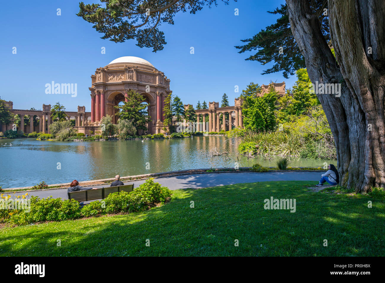 Blick auf den Palast der Schönen Künste Theater, San Francisco, Kalifornien, Vereinigte Staaten von Amerika, Nordamerika Stockfoto