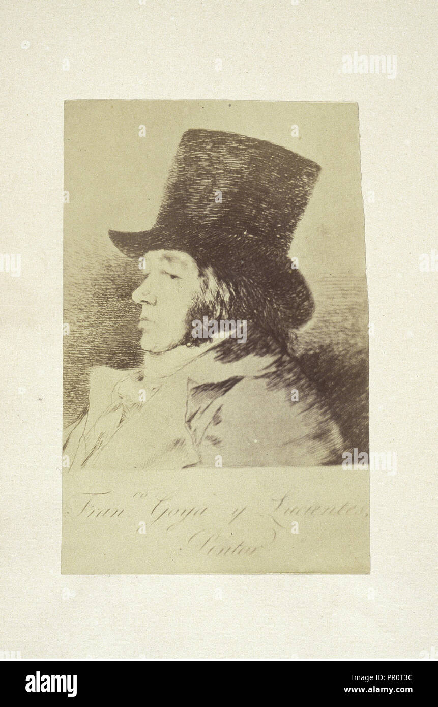Frontispiz, Étude sur Francisco Goya: sa vie et ses Travaux, Brunet, Gustav, 1807-1896, Drucken, 1865 Stockfoto