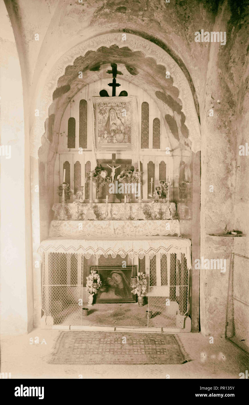 Via Dolorosa, Beginn in der St. Stephen's Gate Innenraum der vierten Station. 1900, Jerusalem, Israel Stockfoto