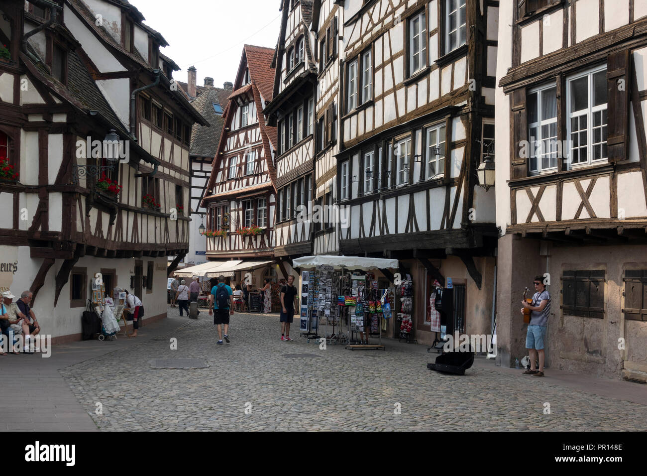 Petite France, UNESCO-Weltkulturerbe, Straßburg, Elsass, Frankreich, Europa Stockfoto