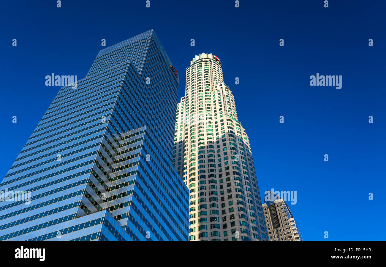 Stadt Zentrum von finanziellen Bezirk von Los Angeles, Kalifornien, Vereinigte Staaten von Amerika, Nordamerika Stockfoto
