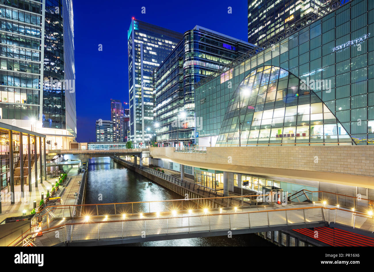 Canary Wharf, Docklands, London, England, Vereinigtes Königreich, Europa Stockfoto