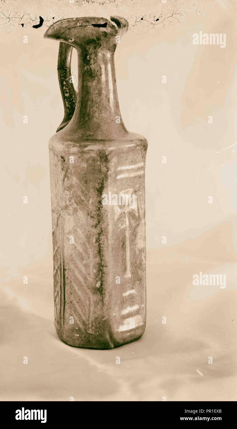 Antikes Glas 1898, Naher Osten Stockfoto