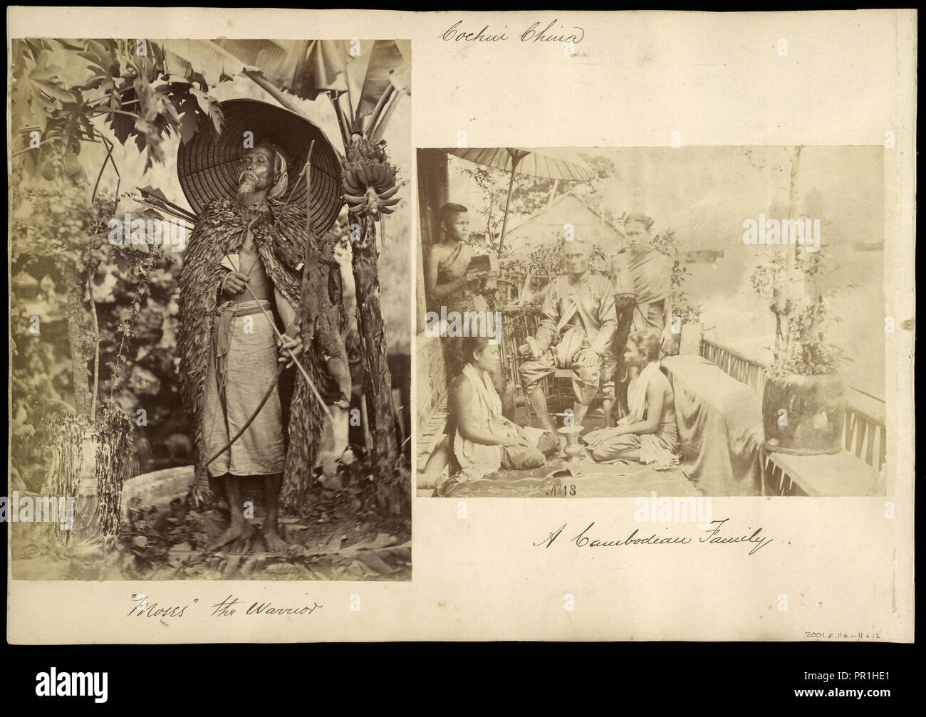 Cochin China, Blick auf Französisch Indochina, Gsell, Emile, 1838-1879, Eiweißstoff, zwischen 1866 und 1879 Stockfoto