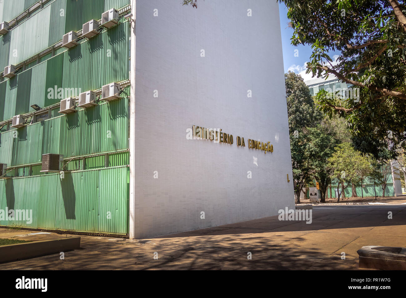 Ministerium für Bildung - Brasilia, Distrito Federal, Brasilien Stockfoto
