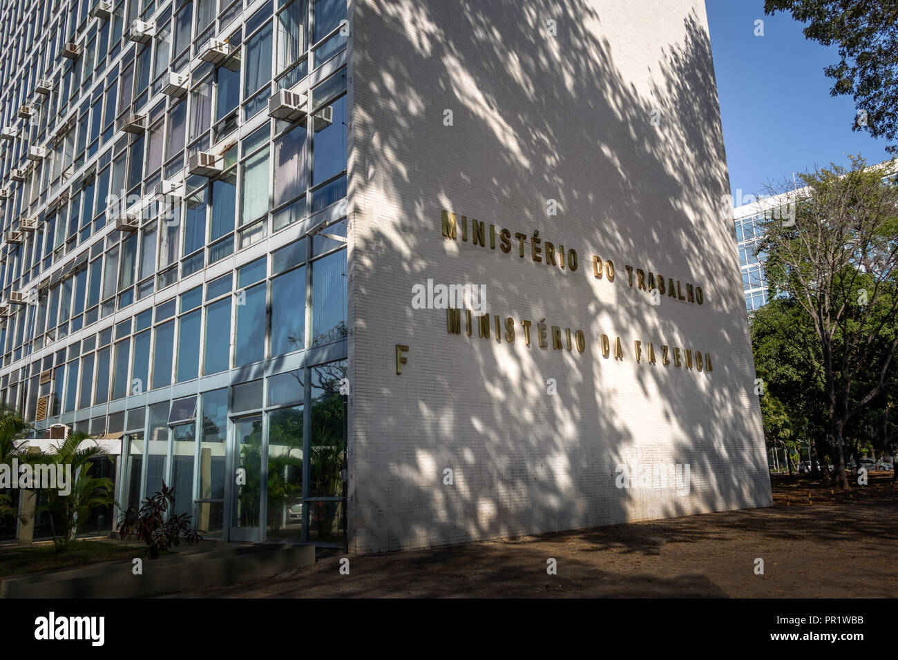 Ministerium für Arbeit Gebäude - Brasilia, Distrito Federal, Brasilien Stockfoto