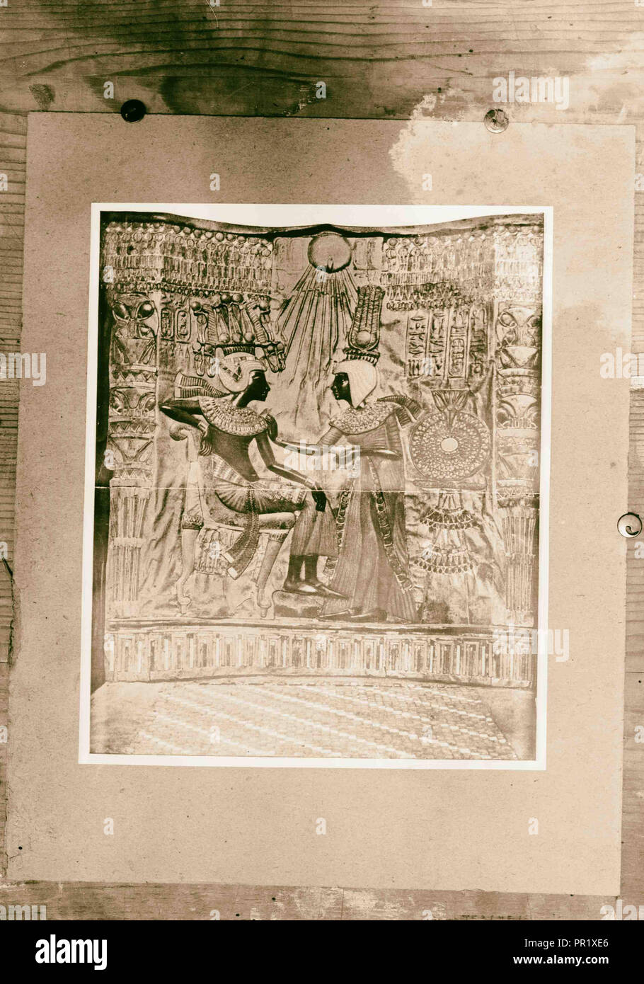 Angebote von tutenchamun's [d. h.] Grab von Tutanchamun. Kopien. 1922, Ägypten Stockfoto